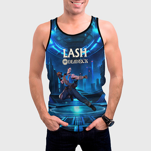 Мужская майка без рукавов Lash Deadlock / 3D-Черный – фото 3