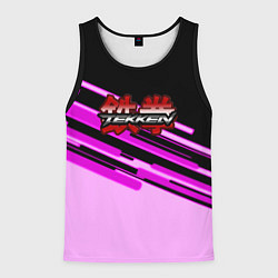 Мужская майка без рукавов Tekken pink line
