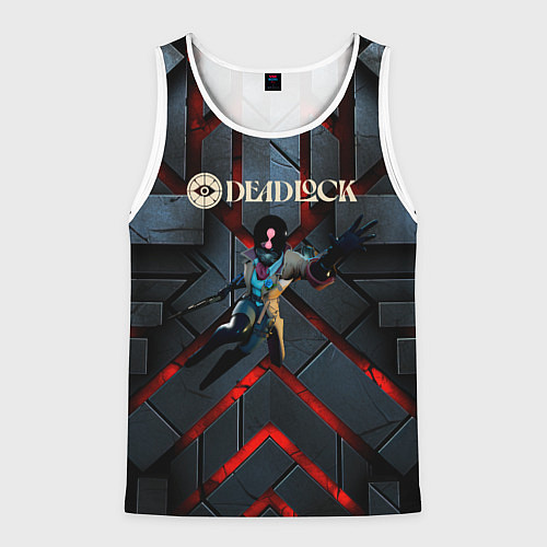 Мужская майка без рукавов Paradox Deadlock / 3D-Белый – фото 1
