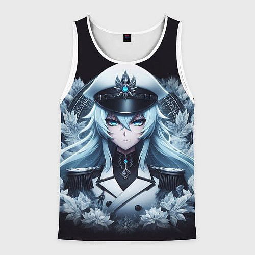 Мужская майка без рукавов Эсдес строга и элегантна / 3D-Белый – фото 1