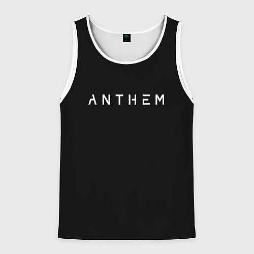 Мужская майка без рукавов Anthem bioware / 3D-Белый – фото 1