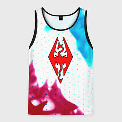 Мужская майка без рукавов The Elder Scrolls flame