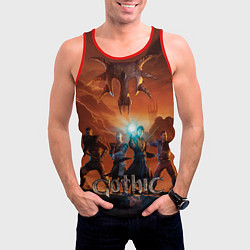 Майка-безрукавка мужская Герои из Gothic remake, цвет: 3D-красный — фото 2