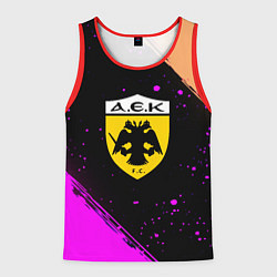 Мужская майка без рукавов AEK fc geometry splash