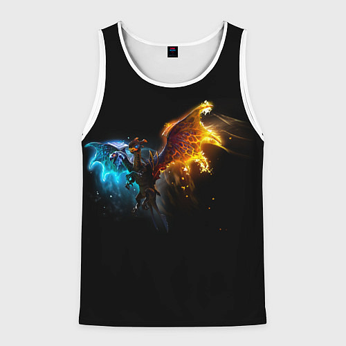 Мужская майка без рукавов Jakiro дота 2 / 3D-Белый – фото 1