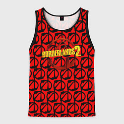 Мужская майка без рукавов Borderlands logo pattern