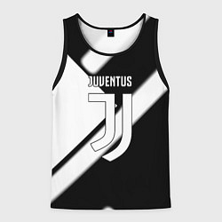 Майка-безрукавка мужская Juventus geometry steel, цвет: 3D-черный