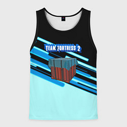 Майка-безрукавка мужская Team Fortress line, цвет: 3D-черный