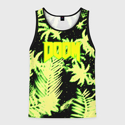 Мужская майка без рукавов Doom тропический стиль кислота
