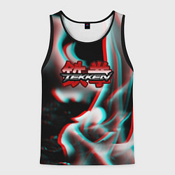 Мужская майка без рукавов Tekken fire glitch