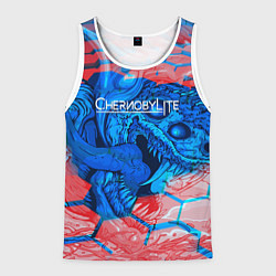Мужская майка без рукавов Chernobylite monster