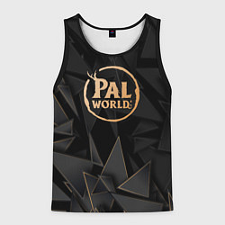 Мужская майка без рукавов Palworld golden poly