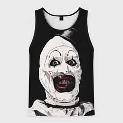 Мужская майка без рукавов Ужасающий клоун Арт