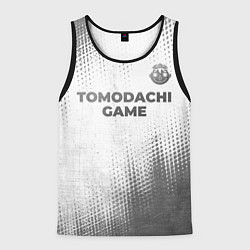 Майка-безрукавка мужская Tomodachi Game - white gradient посередине, цвет: 3D-черный