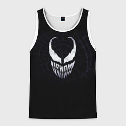 Мужская майка без рукавов Venom face - logo