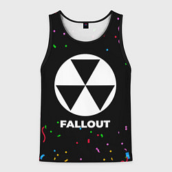 Мужская майка без рукавов Fallout конфети