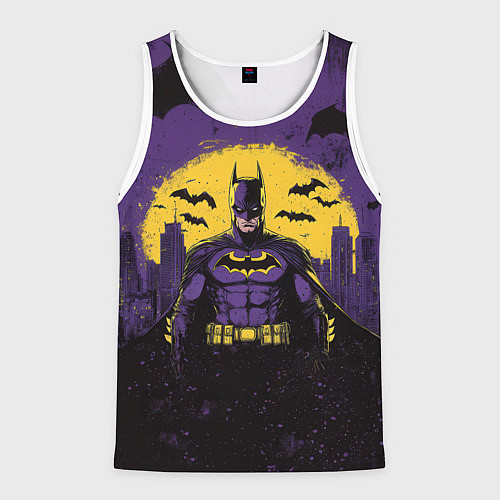 Мужская майка без рукавов Batman / 3D-Белый – фото 1