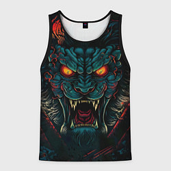 Майка-безрукавка мужская Демон химера, цвет: 3D-черный