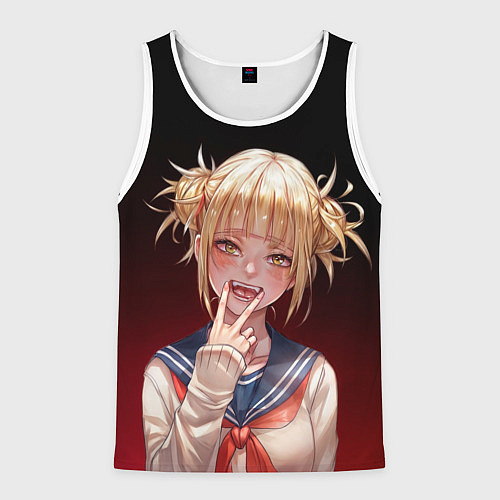 Мужская майка без рукавов Himiko Toga league of villains / 3D-Белый – фото 1