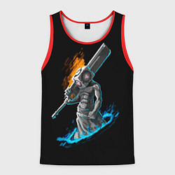 Мужская майка без рукавов Пирамидоголовый из Portal