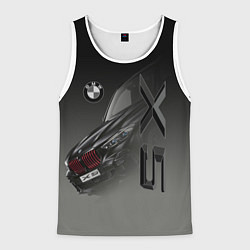 Майка-безрукавка мужская X 5, цвет: 3D-белый