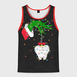 Мужская майка без рукавов Гринч похищает у зубной феи