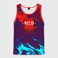 Мужская майка без рукавов Вартандер неоновый огонь