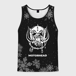Майка-безрукавка мужская Снежный Motorhead, цвет: 3D-черный