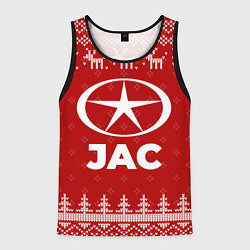 Мужская майка без рукавов Новогодний JAC с оленями