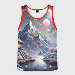 Мужская майка без рукавов Япония - природа