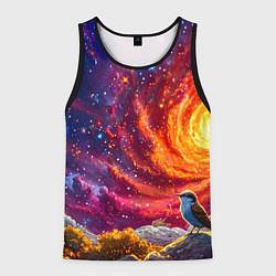 Мужская майка без рукавов Кукушка в космосе
