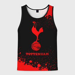 Мужская майка без рукавов Tottenham - red gradient