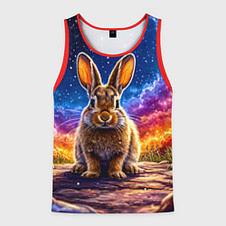 Мужская майка без рукавов Зачик и космическое небо