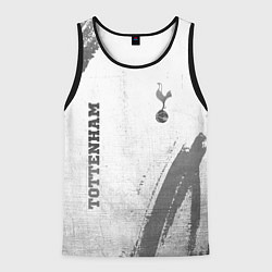 Майка-безрукавка мужская Tottenham - white gradient вертикально, цвет: 3D-черный