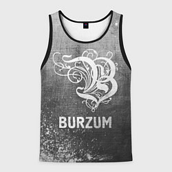Майка-безрукавка мужская Burzum - grey gradient, цвет: 3D-черный