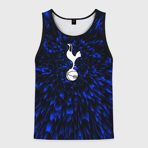 Мужская майка без рукавов Tottenham blue energy / 3D-Черный – фото 1