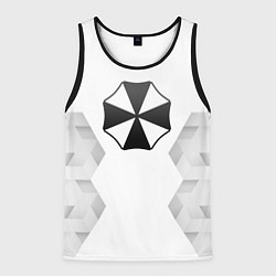 Мужская майка без рукавов Resident Evil white poly