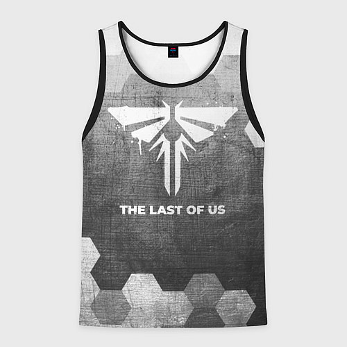 Мужская майка без рукавов The Last Of Us - grey gradient / 3D-Черный – фото 1