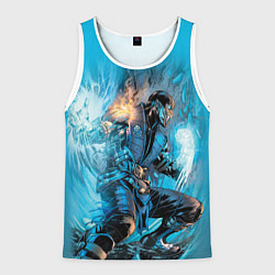 Мужская майка без рукавов Mortal Kombat - Sub-Zero