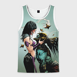 Мужская майка без рукавов Mileena & Kotal Kahn - Mortal Kombat