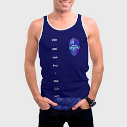 Майка-безрукавка мужская Mortal Kombat - Саб-Зиро, цвет: 3D-белый — фото 2