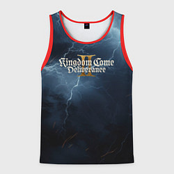 Мужская майка без рукавов Kingdom Come Deliverance 2 blue sky