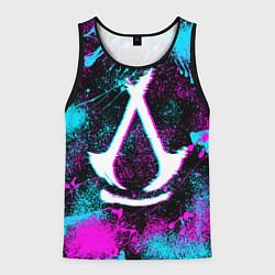 Мужская майка без рукавов Assassins creed shadows - neon color