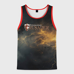 Мужская майка без рукавов Stronghold сrusader гроза крестоносцев
