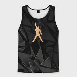 Мужская майка без рукавов Queen golden poly