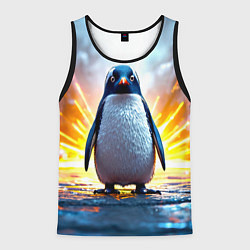 Мужская майка без рукавов Эпичный пингвин