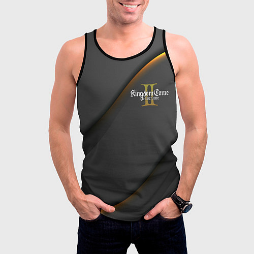 Мужская майка без рукавов Игра Kingdom Come: Deliverance 2 / 3D-Черный – фото 3