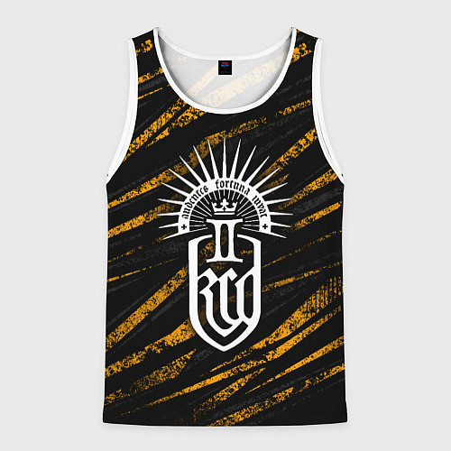 Мужская майка без рукавов Kingdom come 2 - orange / 3D-Белый – фото 1