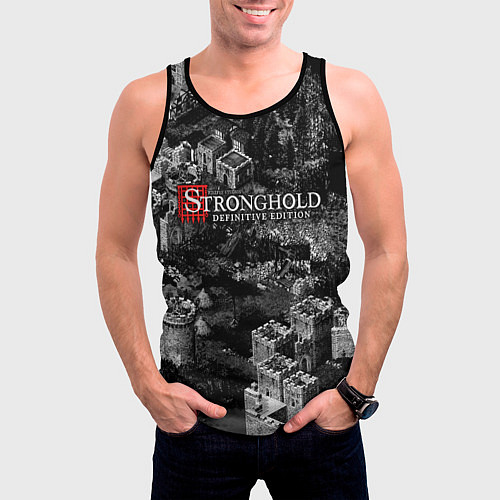Мужская майка без рукавов Stronghold Crusader Definitive Edition / 3D-Черный – фото 3