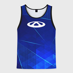 Мужская майка без рукавов Chery blue poly